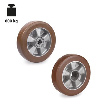 TR-58HT-W-Roues en polyuréthane TR-PowerHigh, haute épaisseur